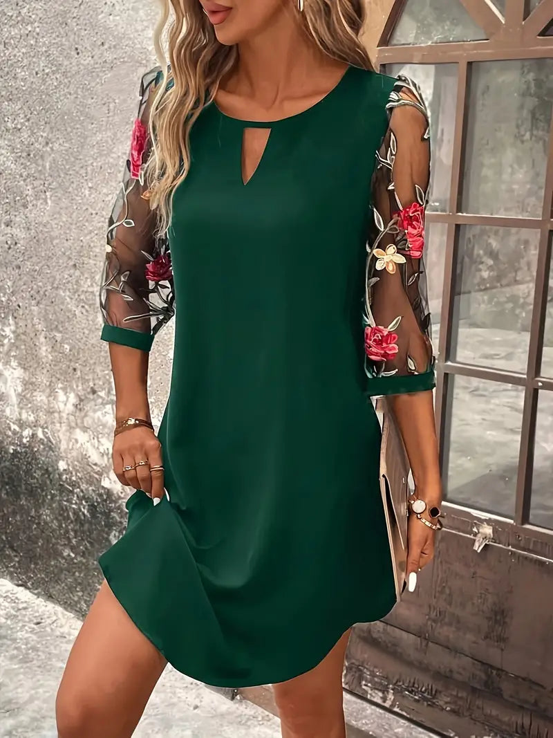 Robe D'Été Femme Longue Fleurie avec Confort Optimal | Élégance Pour Toutes Occasions 1