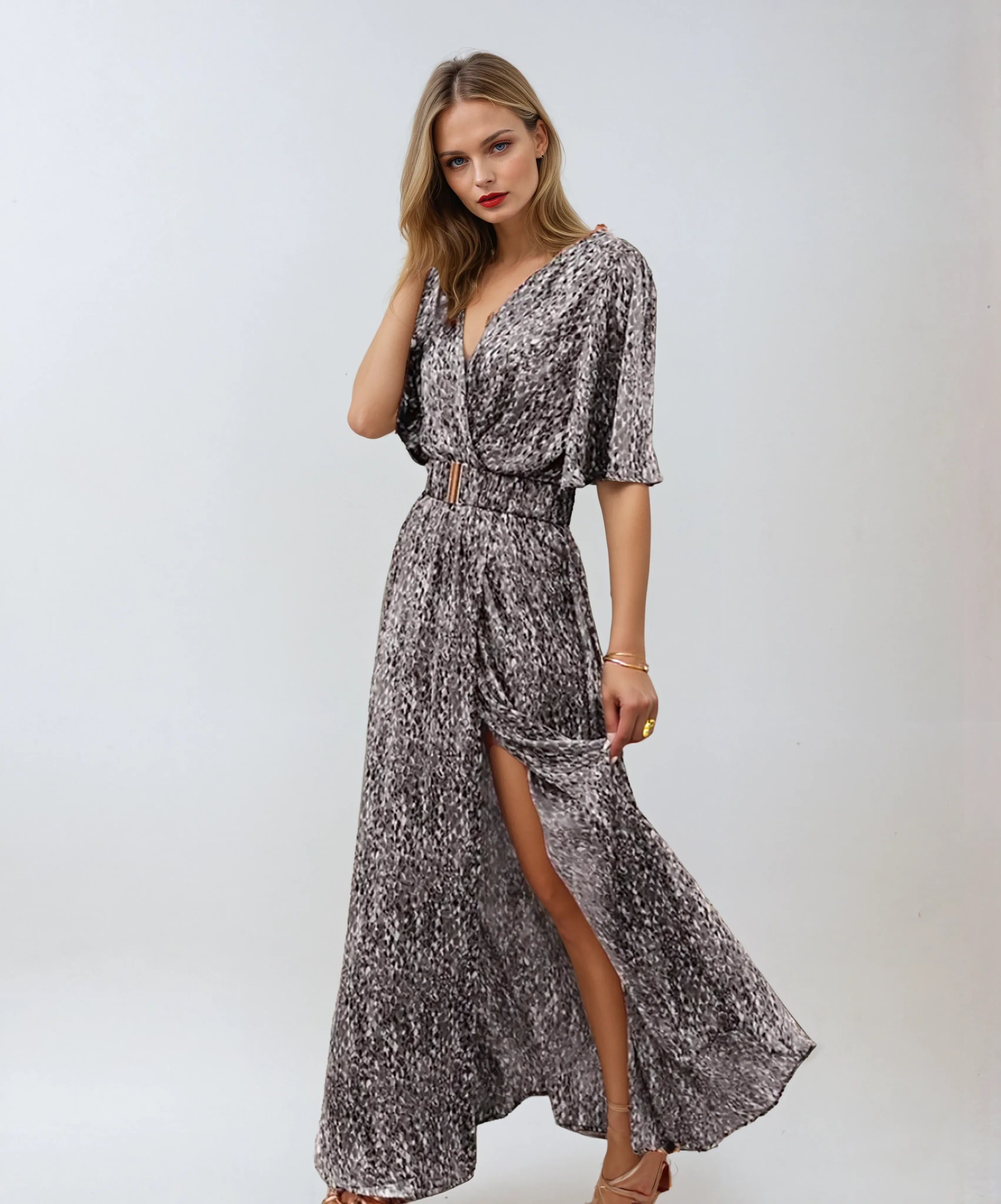 Robe D'été Femme | Robe Longue D'été Chic avec Ceinture Intégrée | Style Bohème pour Confort Optimal 3