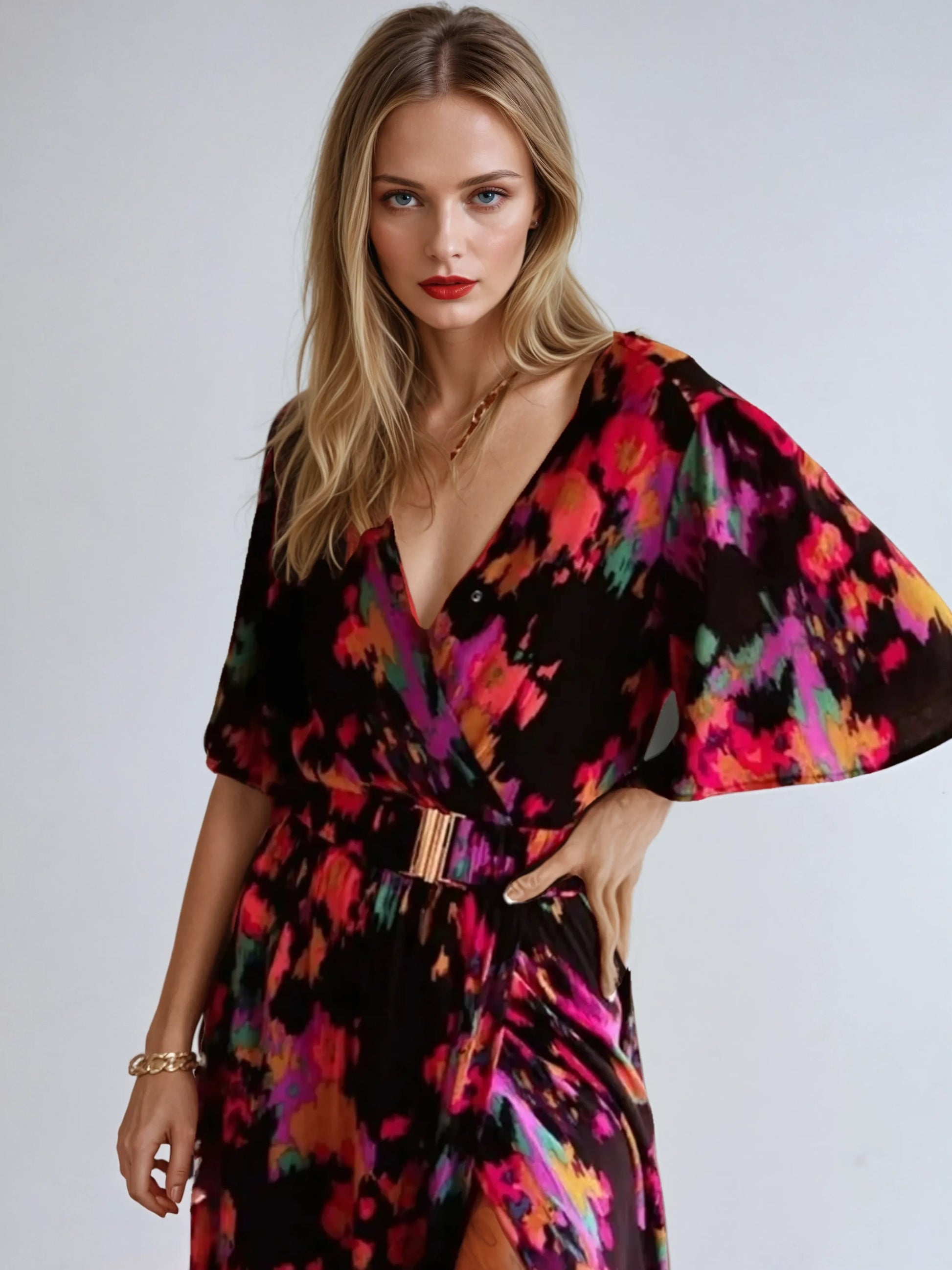 Robe D'été Femme | Robe Longue D'été Chic avec Ceinture Intégrée | Style Bohème pour Confort Optimal 5