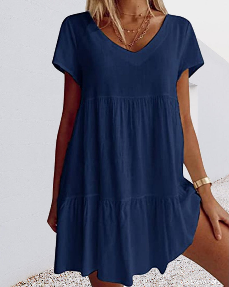 Robe Décontractée Chic Femme en Coton Doux avec Design Ample | Élégance et Confort pour Toutes Occasions 6