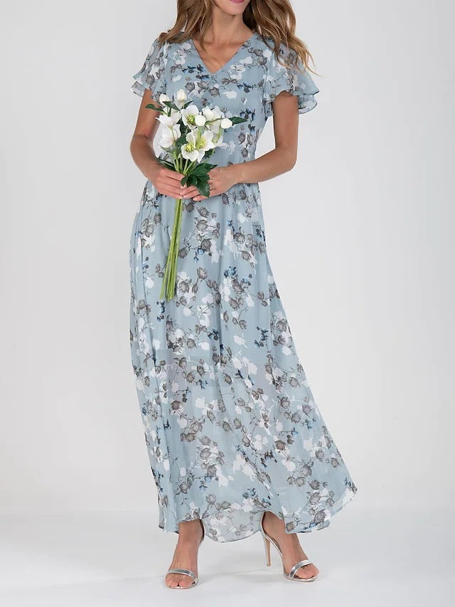 Robe Femme A-Line avec Décolleté en V en Polyester | Élégante et Confortable pour Toutes les Occasions 1