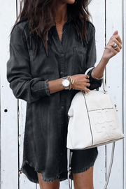 Robe Femme Décontractée en Jean Léger avec Coupe Courte | Idéale pour les Journées Ensoleillées 0