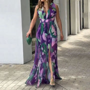 Robe Longue Femme Imprimée en Polyester | Élégante et Polyvalente pour un Style Quotidien 0