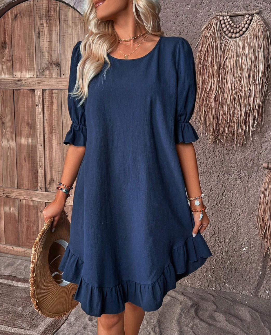 Robe Longue Femme | Robe Florale Éclatante avec Tissu Léger | Élégance et Confort pour Toutes Occasions 0
