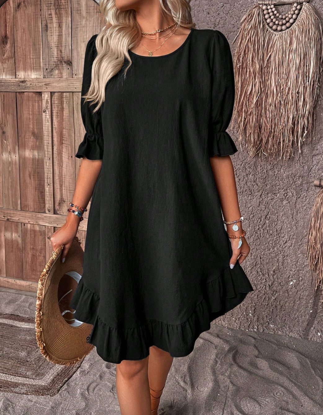 Robe Longue Femme | Robe Florale Éclatante avec Tissu Léger | Élégance et Confort pour Toutes Occasions 4