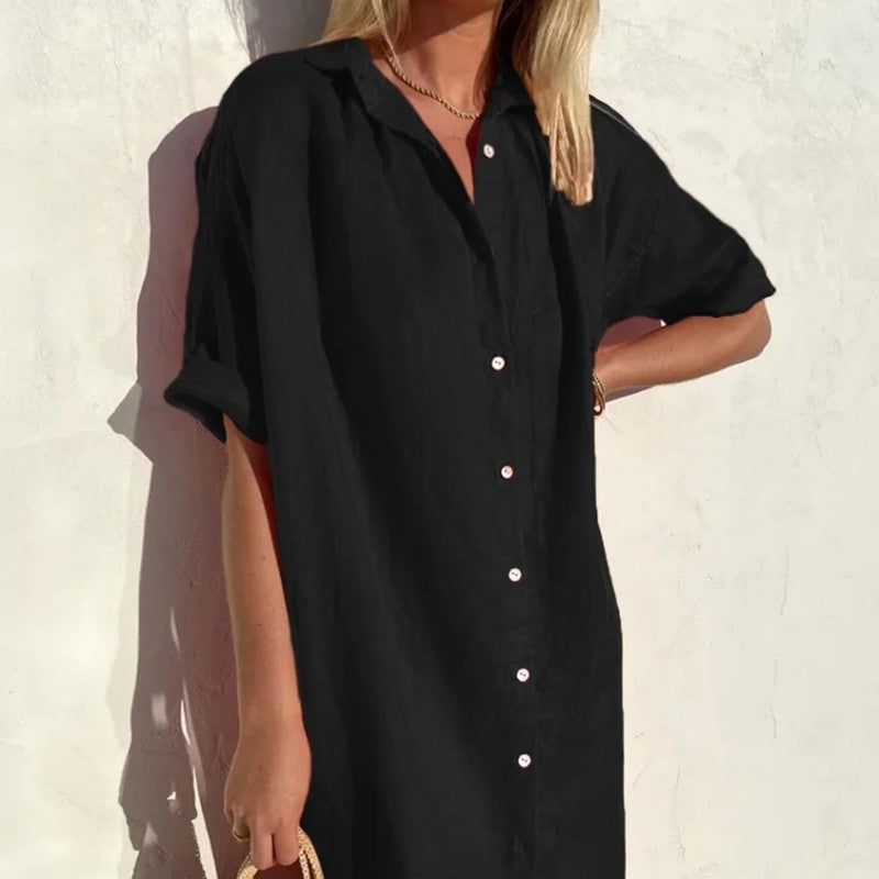 Robe Midi Femme Chic avec Jupe en Patchwork | Confort et Élégance pour Toutes Occasions 0