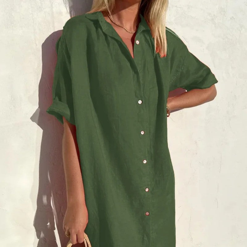 Robe Midi Femme Chic avec Jupe en Patchwork | Confort et Élégance pour Toutes Occasions 3