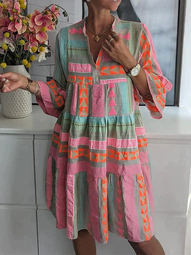 Robe Midi Femme Chic avec Silhouette Flatteuse | Tissu Luxueux pour Élégance et Confort 1