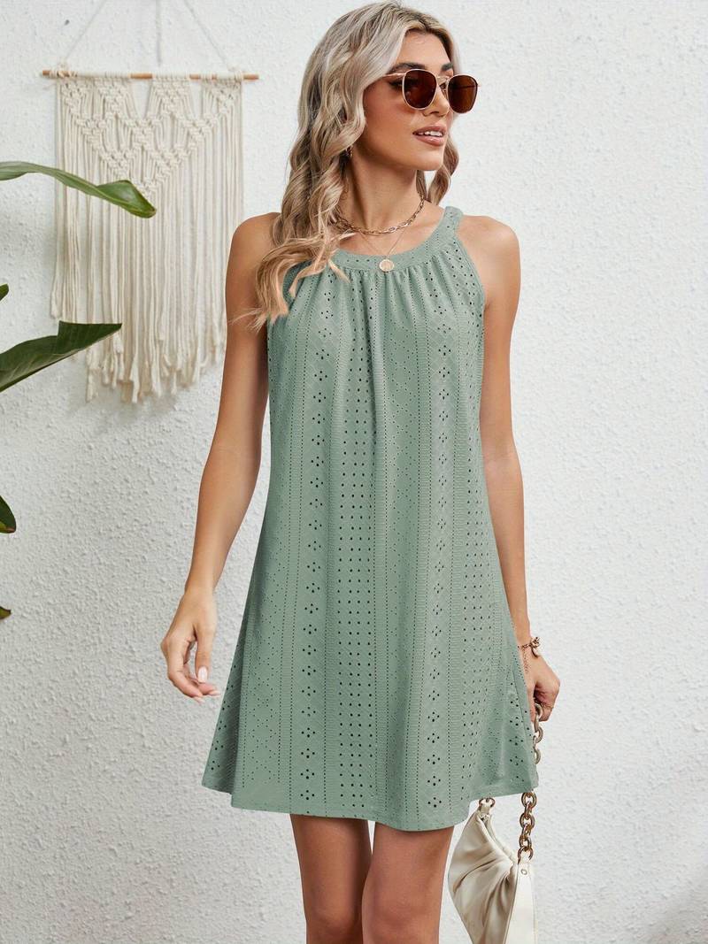 Robe Plage Femme Sans Bretelles en Polyester Léger | Design Aéré pour Confort Estival 4
