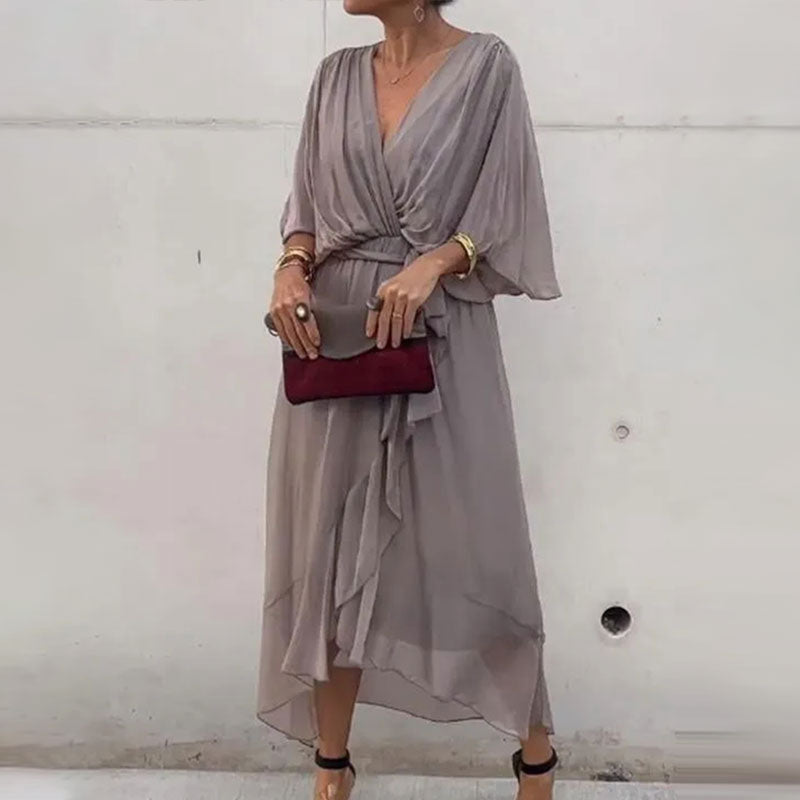 Robe d'Été Femme Chic Midi avec Taille Nouée | Élégante et Confortable pour Journées Ensoleillées 6