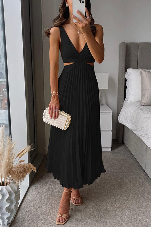 Robe d'Été Femme Chic | Robe Midi avec Décolleté Croisé | Élégance et Confort pour Toutes Occasions 5