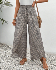 Sahara | Pantalon Large Femme avec Ceinture Élastique | Confort Optimal pour Toutes les Occasions 0