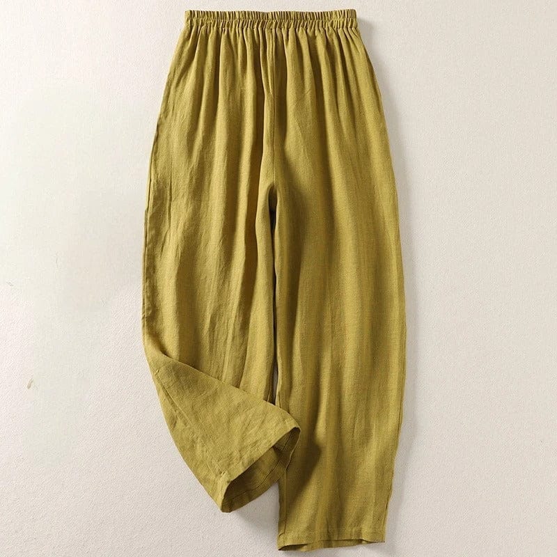 Sofia | Pantalon Lin Femme Fluide avec Tissu Gossamer | Confort Optimal pour Journées Chaudes 1