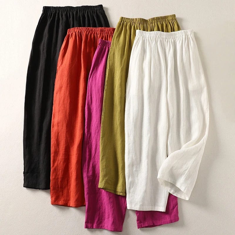 Sofia | Pantalon Lin Femme Fluide avec Tissu Gossamer | Confort Optimal pour Journées Chaudes 6