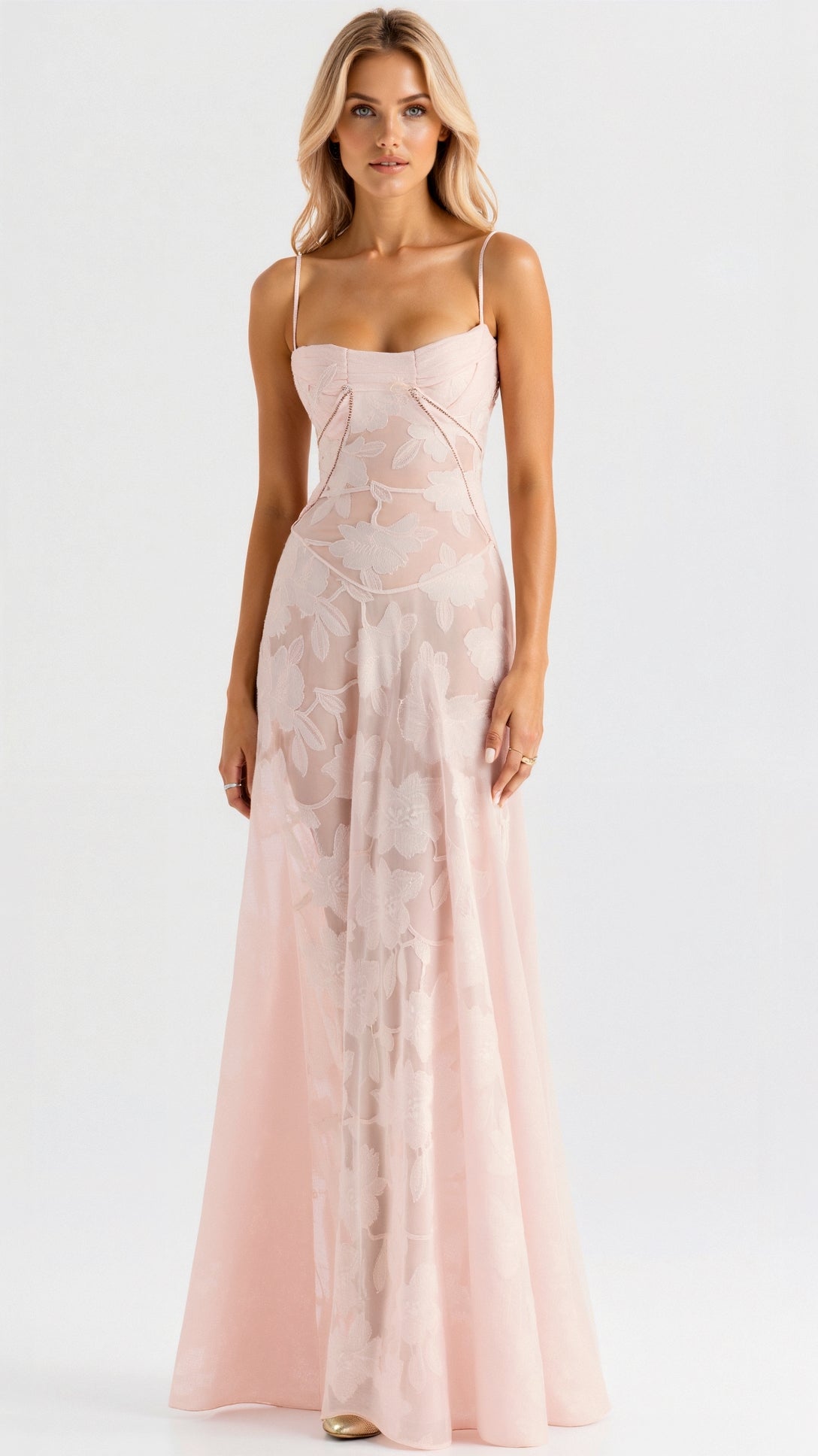 Sophia | Élégante Robe Longue Femme Bustier Blanche pour Soirées 1