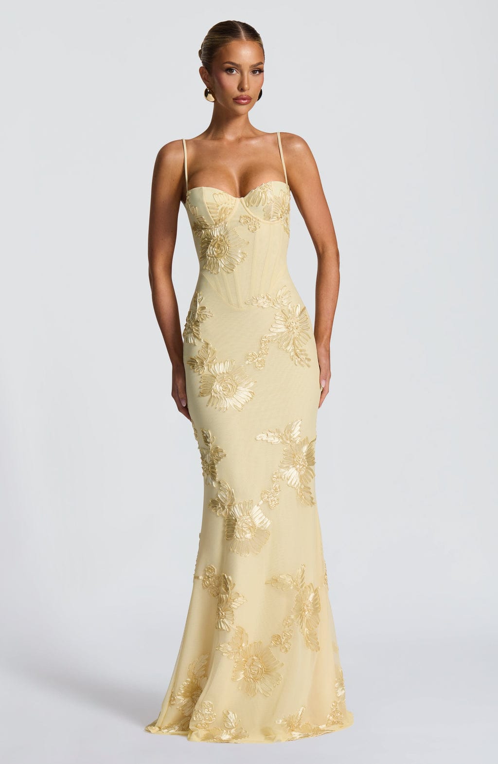 Sophia | Élégante Robe Longue Fleurie Femme Pour Été 0