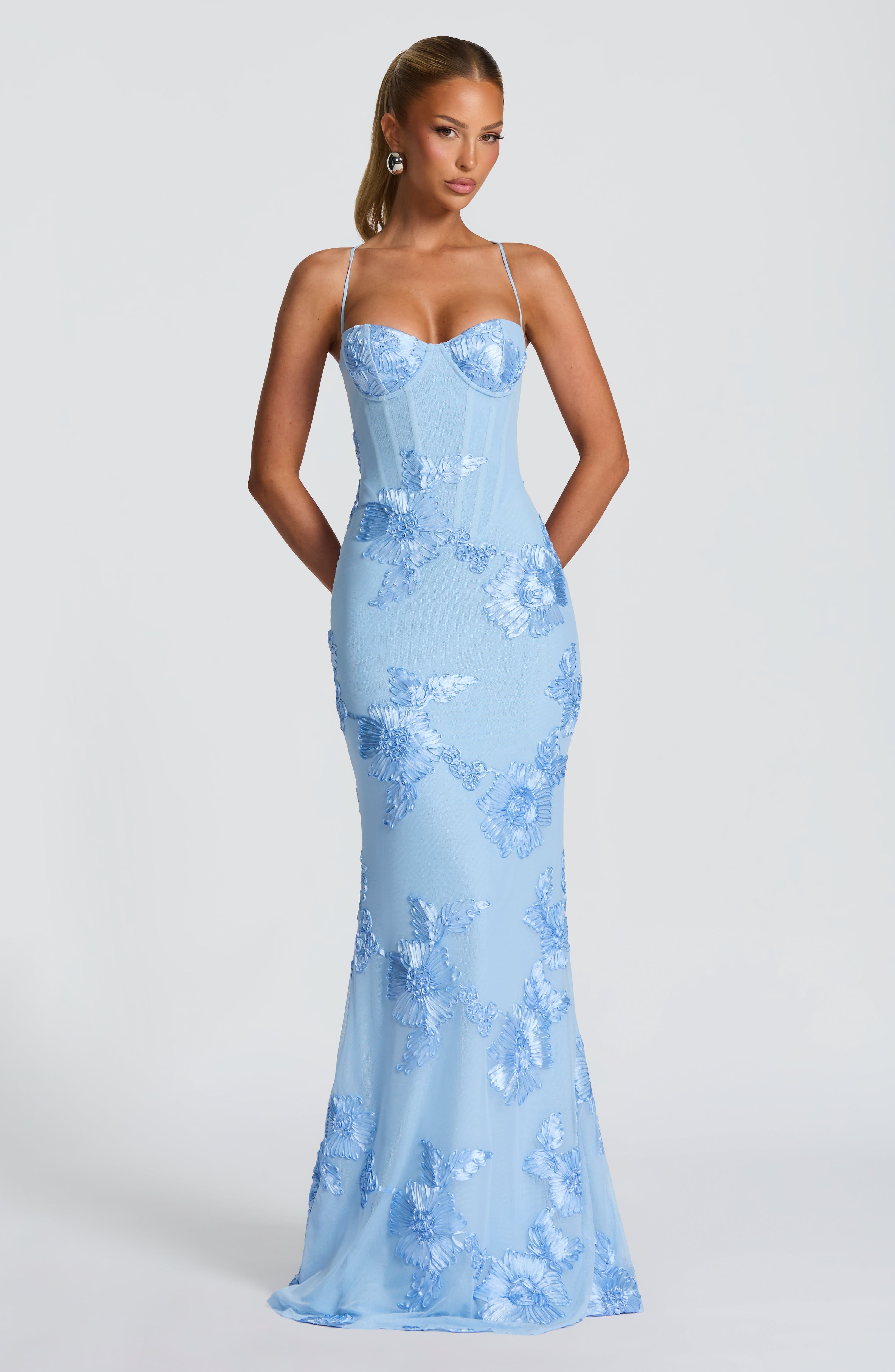 Sophia | Élégante Robe Longue Fleurie Femme Pour Été 9