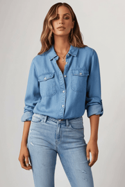 Sophie | Chemise en Jean Pratique et Élégante 0