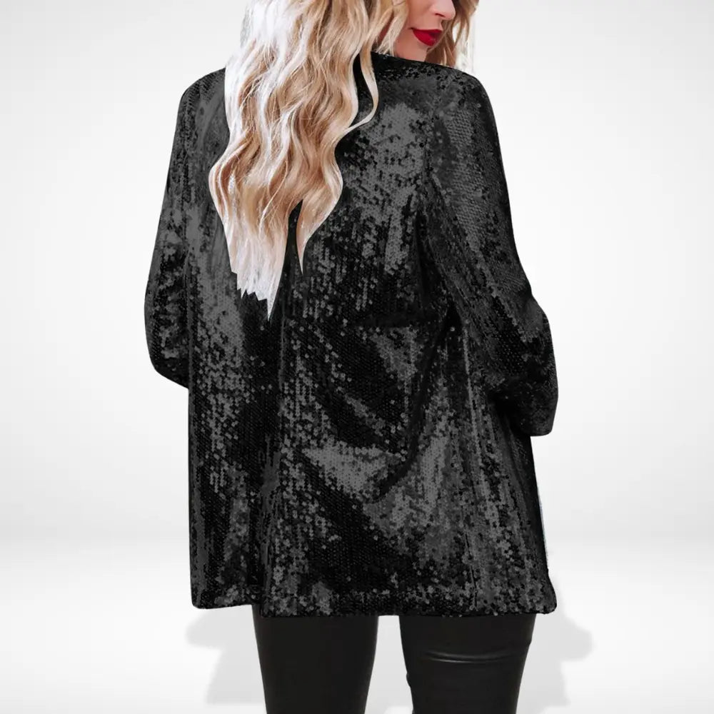 Sophie | Chic Blazer Droit à Sequins Femme 1