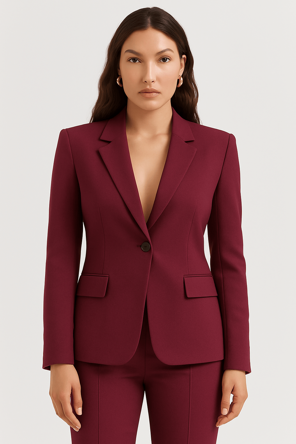 Sophie | Élégant Blazer Noir Femme Ajusté 0
