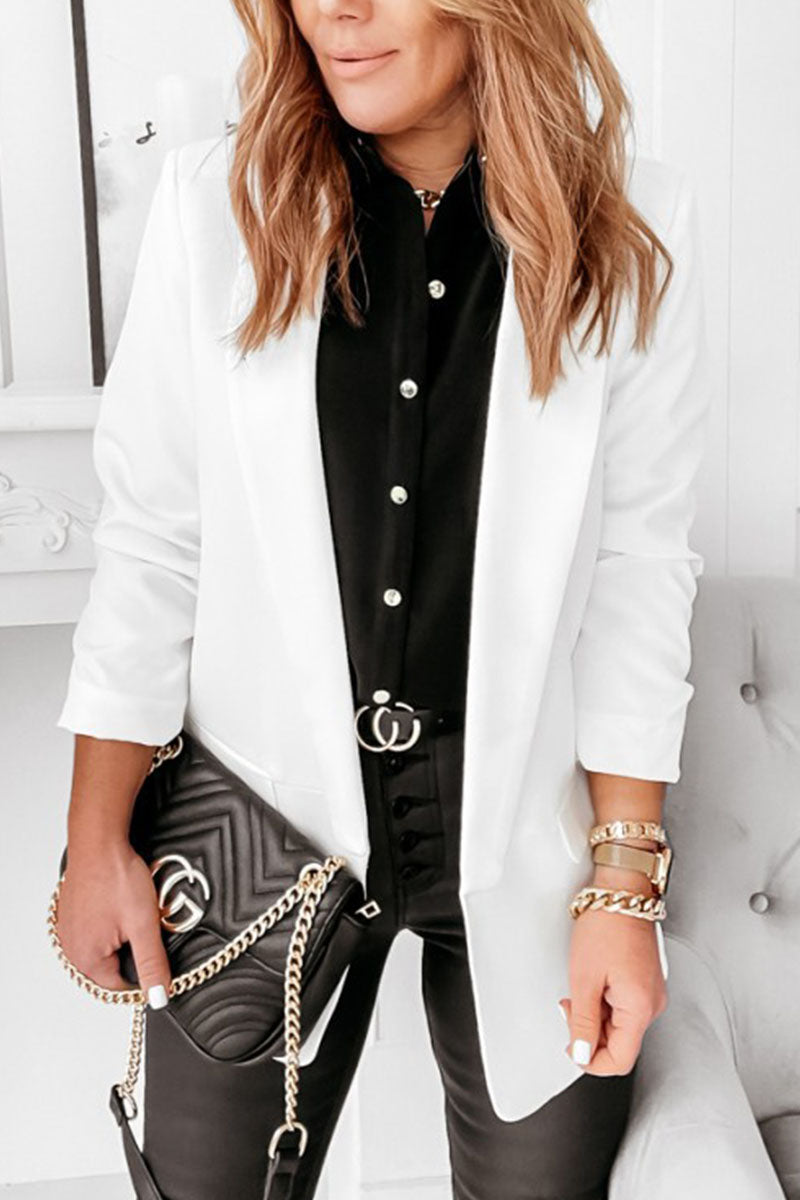 Sophie | Élégant Blazer Noir Femme Chic et Moderne 0