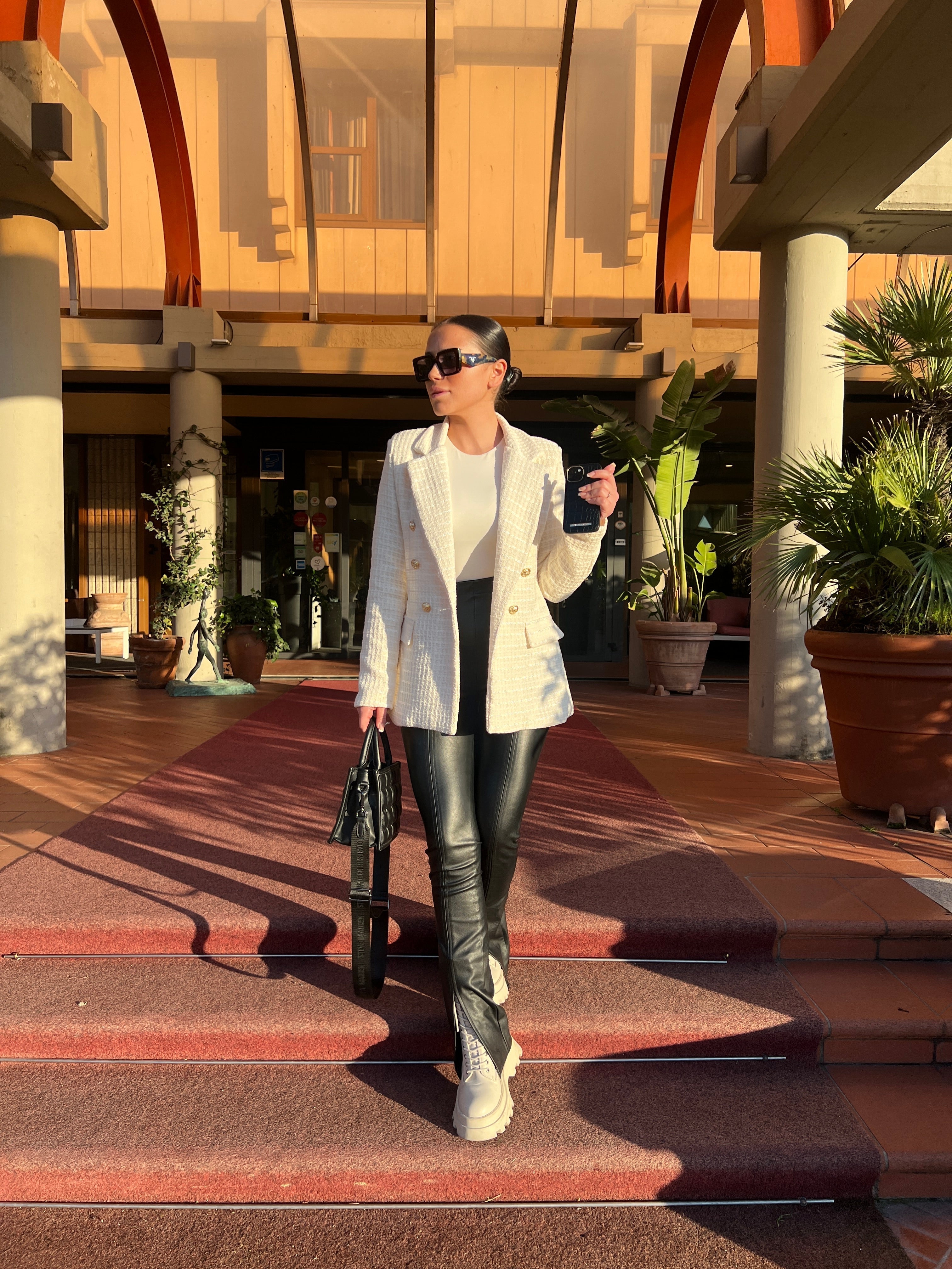 Sophie | Élégant Blazer Noir Polyvalent Femme 0