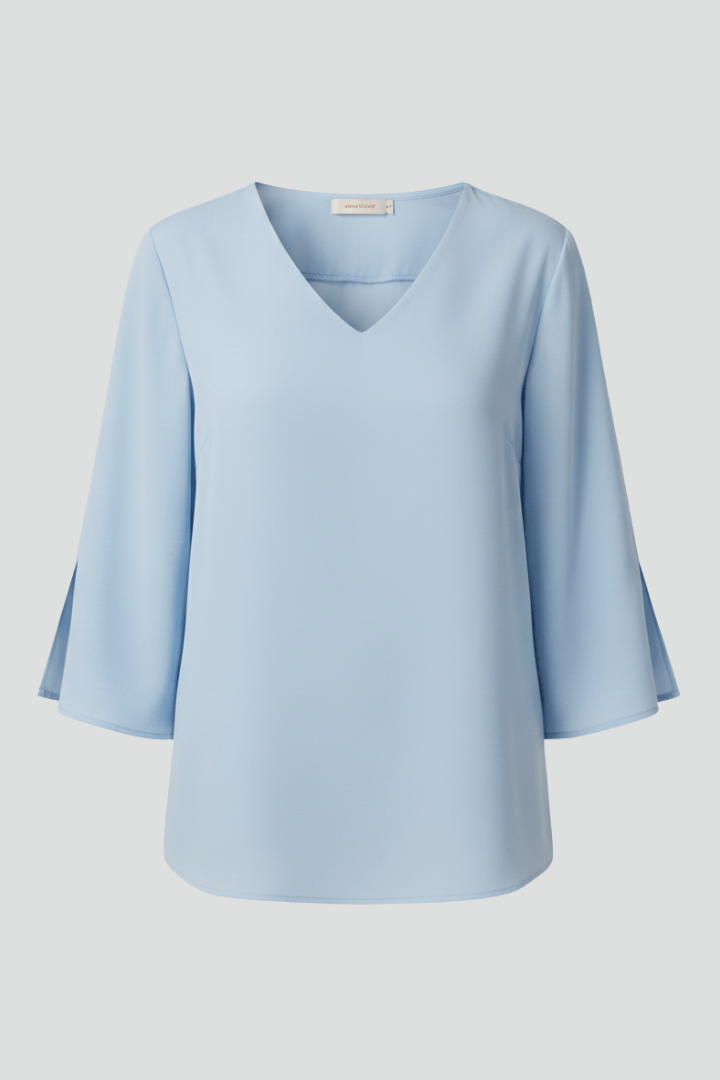 Sophie | Élégant Chemisier Ample à Manches Courtes en Viscose 5