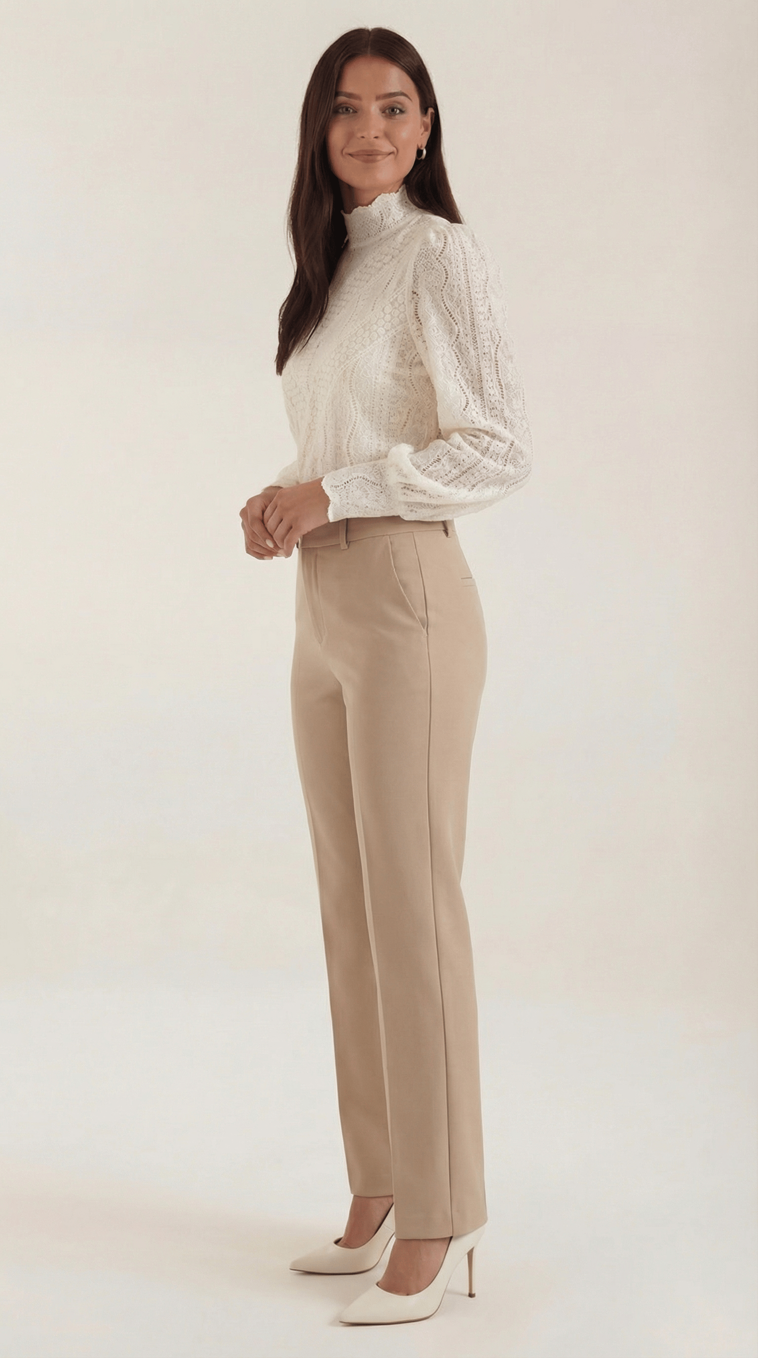 Sophie | Élégant Chemisier Femme Texturé à Manches Longues 1