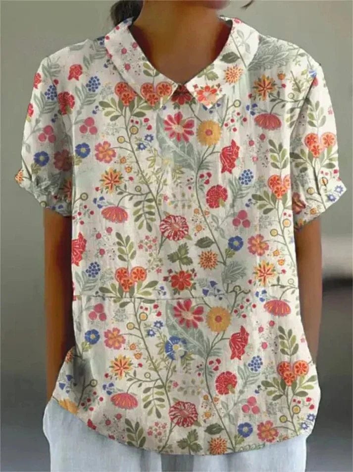 Sophie | Élégant Chemisier Floral Femme Chic 2