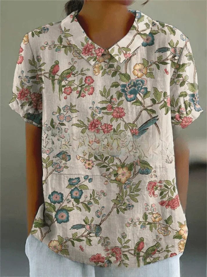 Sophie | Élégant Chemisier Floral Femme Chic 3