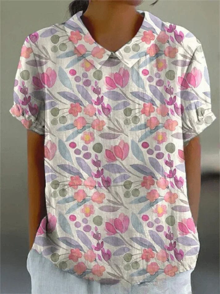 Sophie | Élégant Chemisier Floral Femme Chic 4