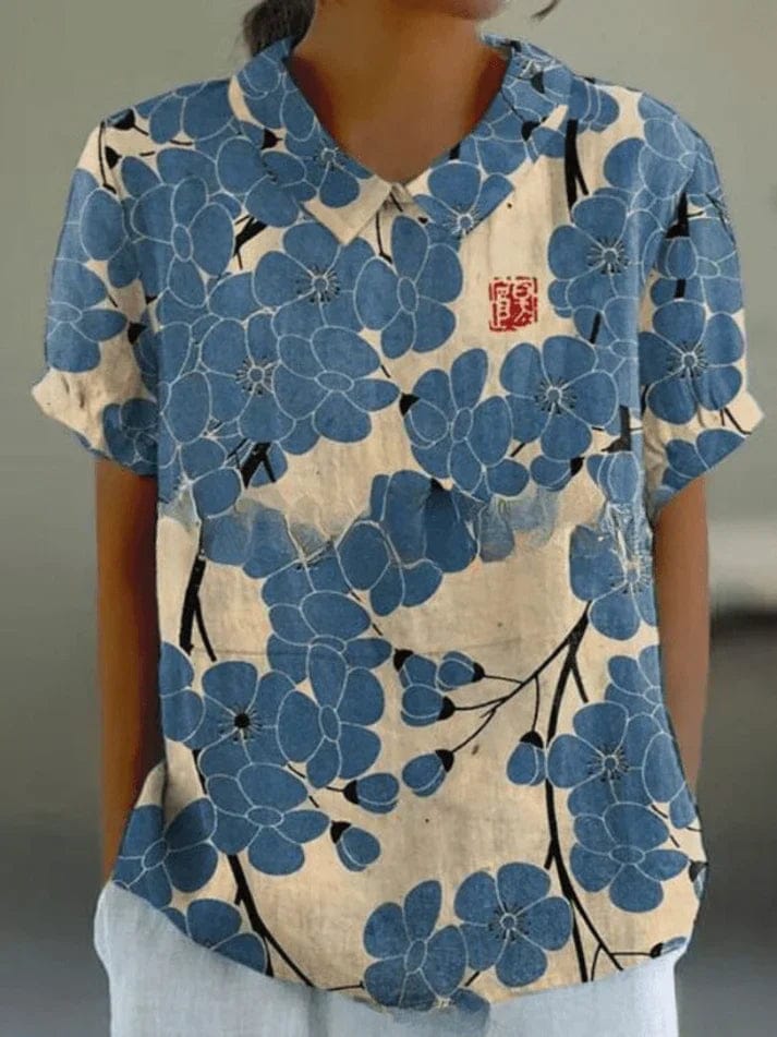 Sophie | Élégant Chemisier Floral Femme Chic 5