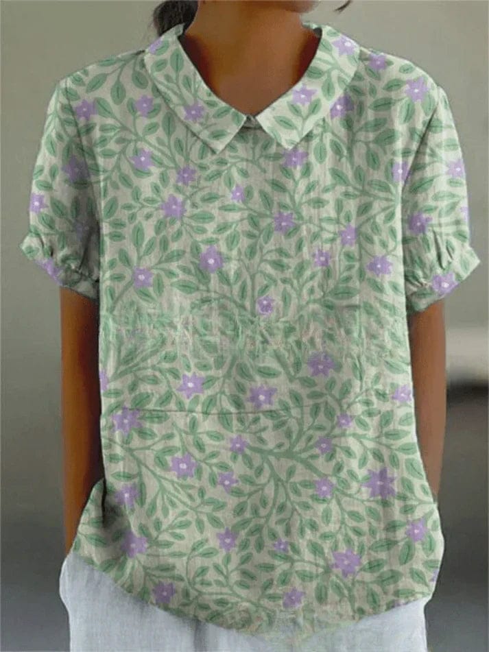 Sophie | Élégant Chemisier Floral Femme Chic 8