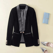 Sophie | Élégant Veste Blazer Femme en Velours Luxueux 0