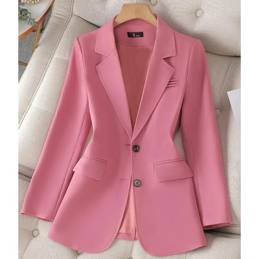 Sophie | Élégant Veste Blazer Noir Femme Cintrée 0