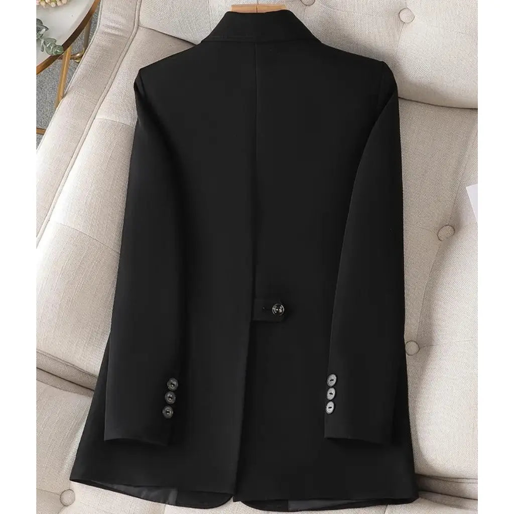 Sophie | Élégant Veste Blazer Noir Femme Cintrée 4