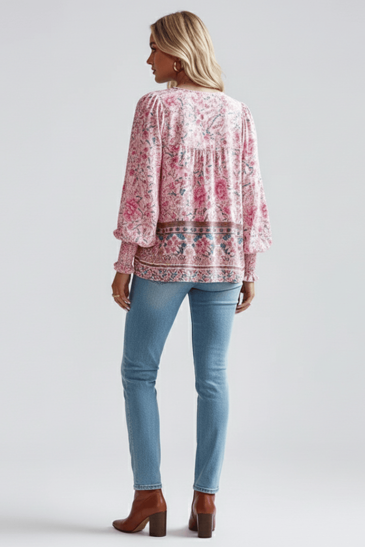 Sophie | Élégante Blouse Femme à Imprimé Floral 3