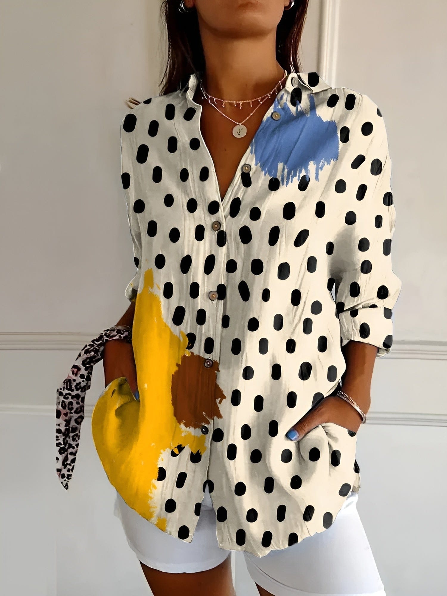 Sophie | Élégante Blouse Femme à Imprimé Floral 8