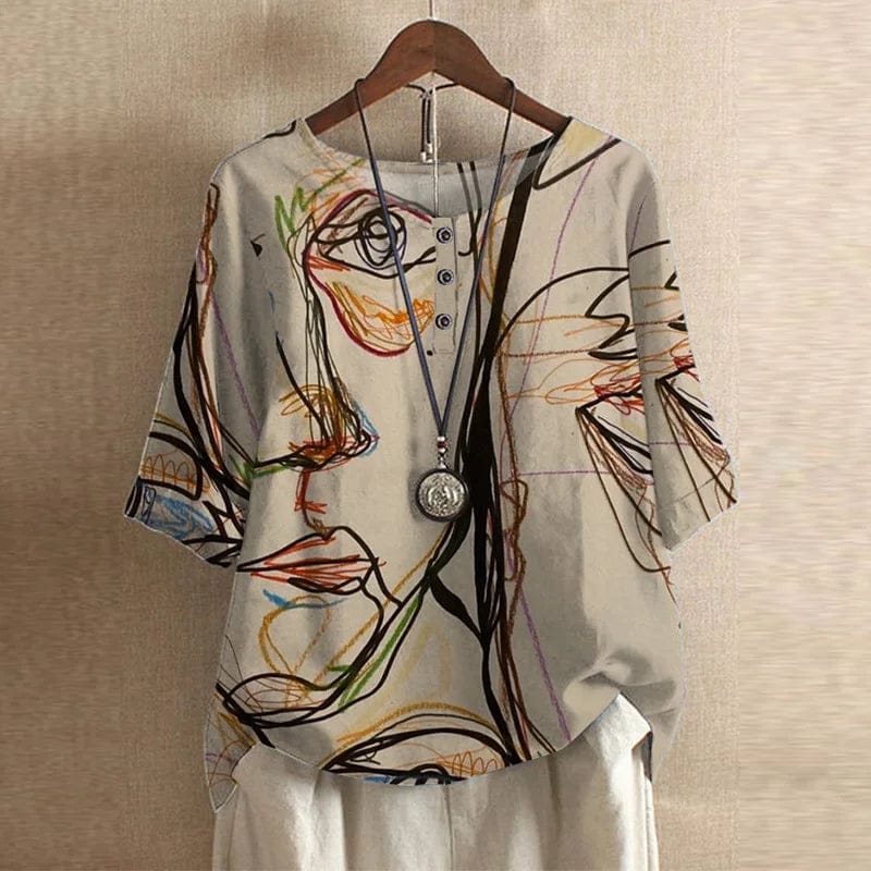Sophie | Élégante Blouse Florale Décontractée 10