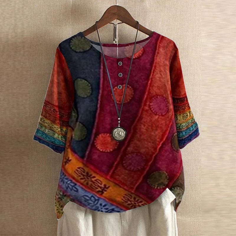 Sophie | Élégante Blouse Florale Décontractée 3