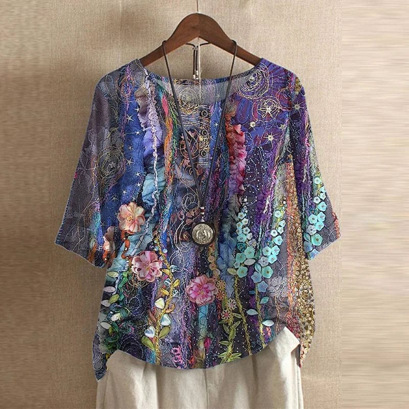 Sophie | Élégante Blouse Florale Décontractée 8