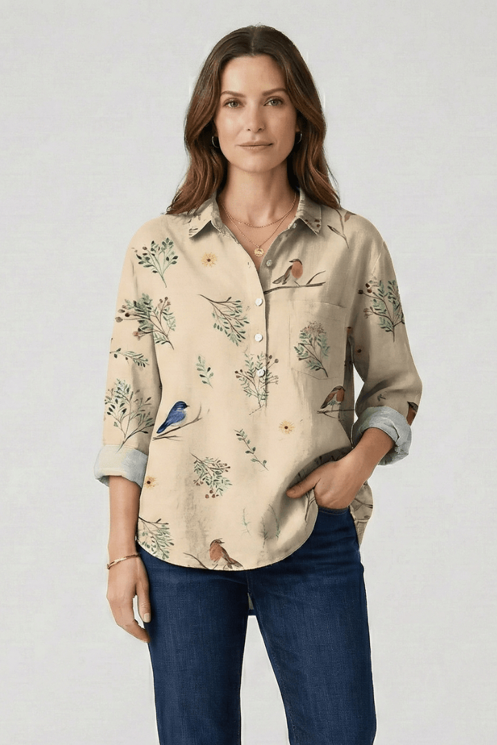 Sophie | Élégante Blouse Florale Multicolore pour Femme 13