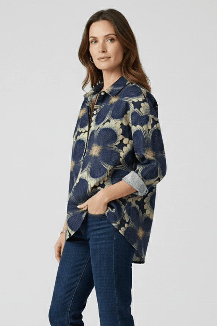 Sophie | Élégante Blouse Florale Multicolore pour Femme 3