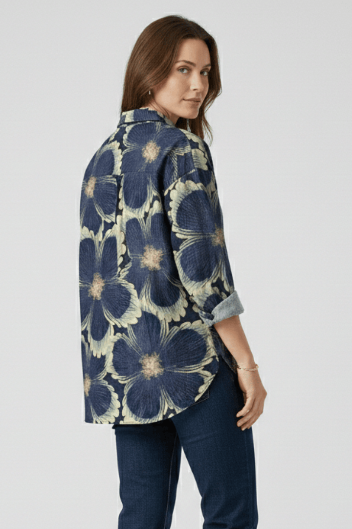 Sophie | Élégante Blouse Florale Multicolore pour Femme 4