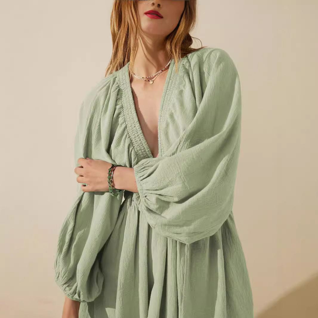 Sophie | Élégante Mini-Robe Décontractée à Manches Longues 1
