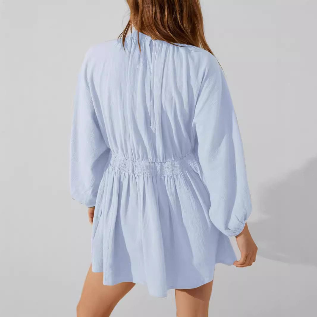 Sophie | Élégante Mini-Robe Décontractée à Manches Longues 4