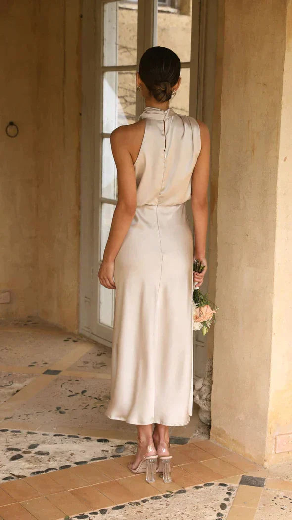 Sophie | Élégante Robe Longue Brillante Femme Été 1