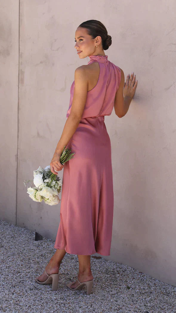 Sophie | Élégante Robe Longue Brillante Femme Été 7