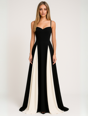 Sophie | Élégante Robe Longue Femme Blanche Pour Soirée 0