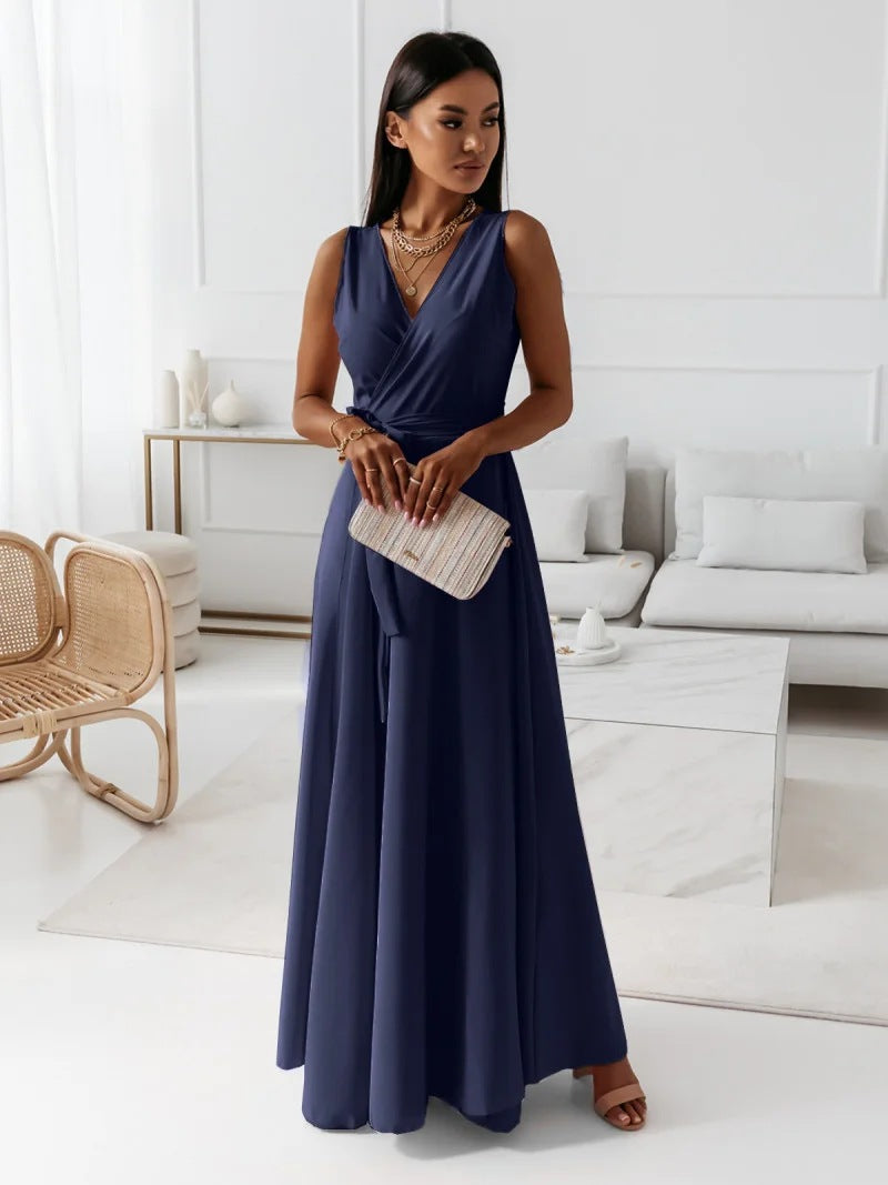 Sophie | Élégante Robe Longue Femme Portefeuille pour Soirée 5